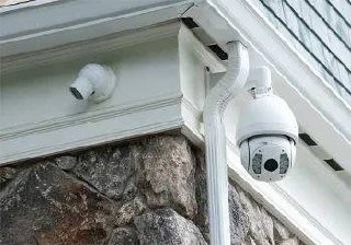 Surveillance camera close-up